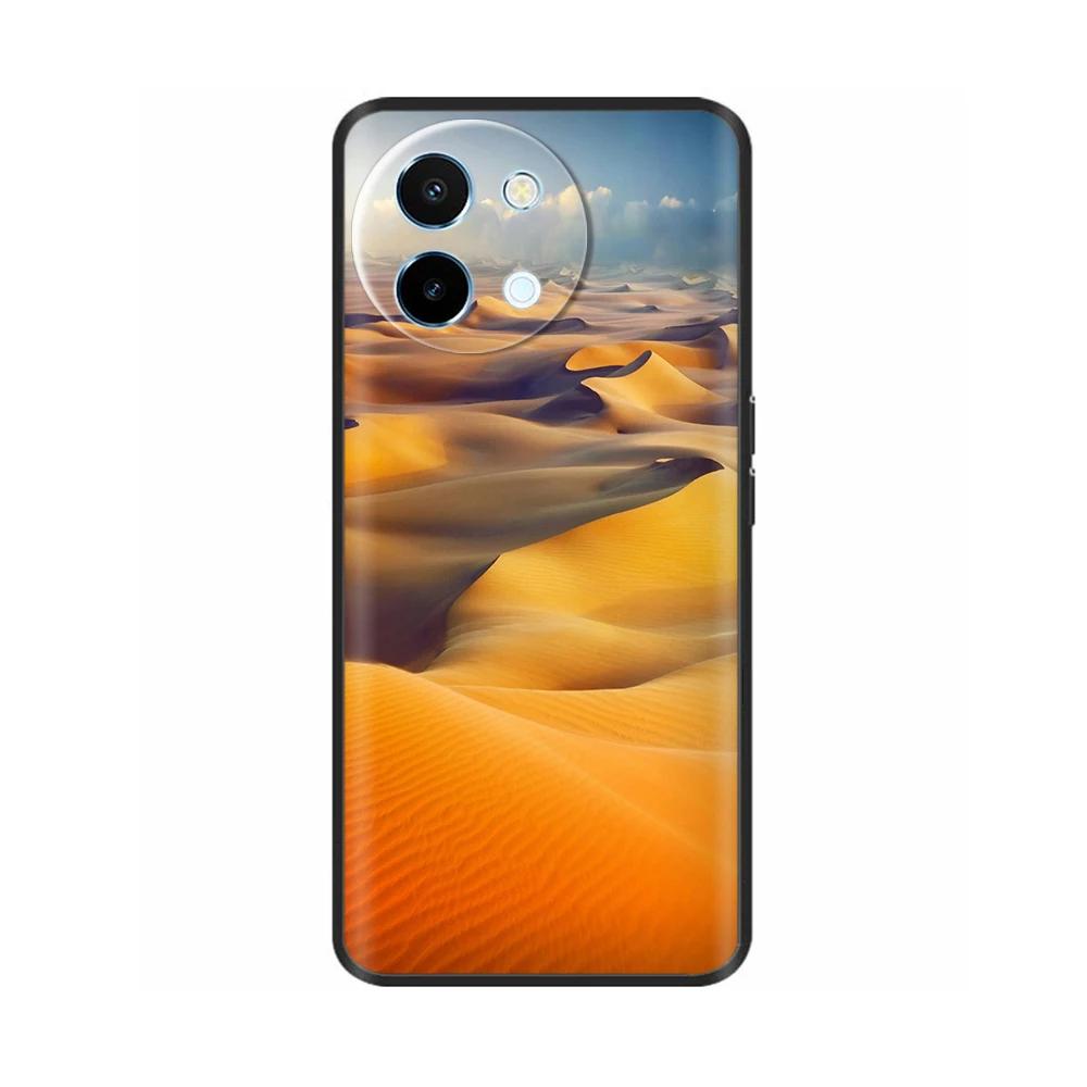 For Vivo Y38 5G Phone Case Cute Fashion Heart Flowers Cases For Vivo Y18 Soft Silicone Bumper Cover For Vivo Y18E Fundas Shells
