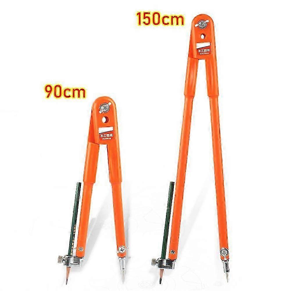 1Pc Carpenter Precision Pencil Compasses Large Diameter Adjustable Dividers Woodworking Compass Max