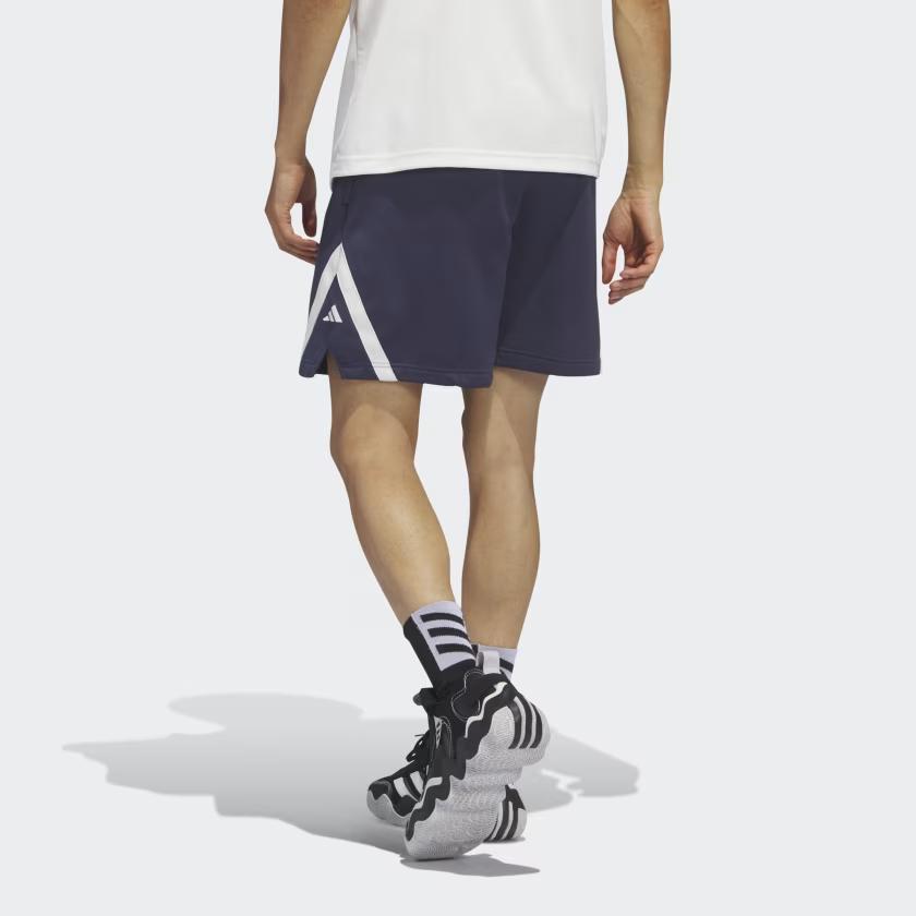 Adidas Select Shorts Color Block Drawstring Basketball Sports Shorts Men Shorts Navy-Blue IL2221