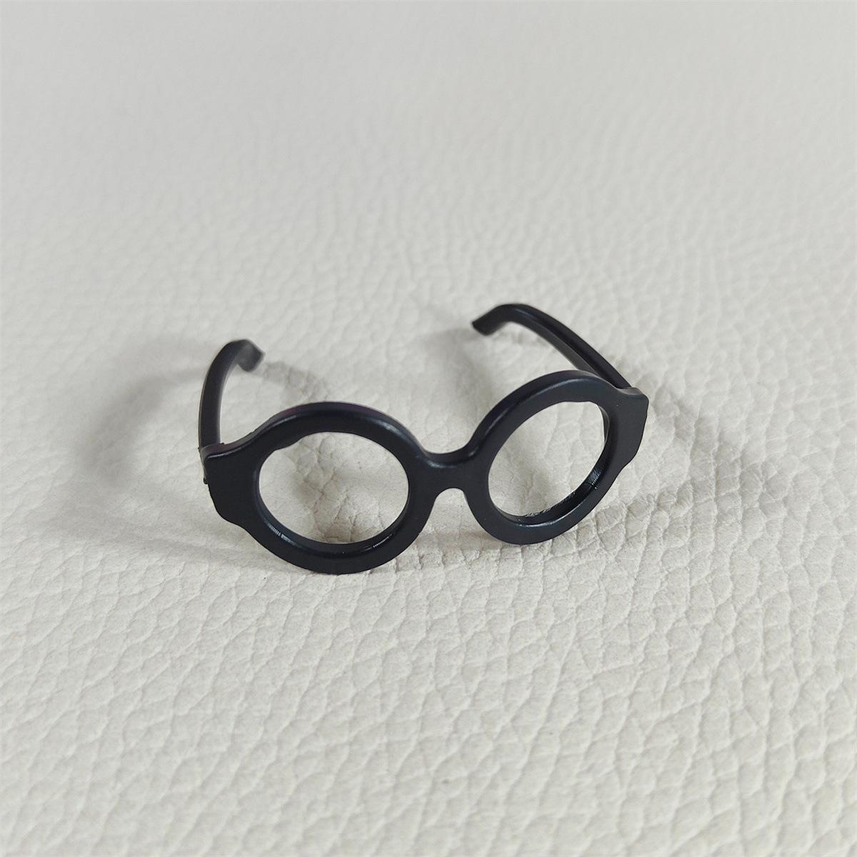 

Красочные очки Пластиковые оправы для очков Аксессуары DIY Куклы Конфетный цвет Оправа Ручная работа Декоративные аксессуары 10pcs чёрный