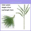 Artificial Persian Fern Leaf Decorative Plant For Home Office Photography Decor