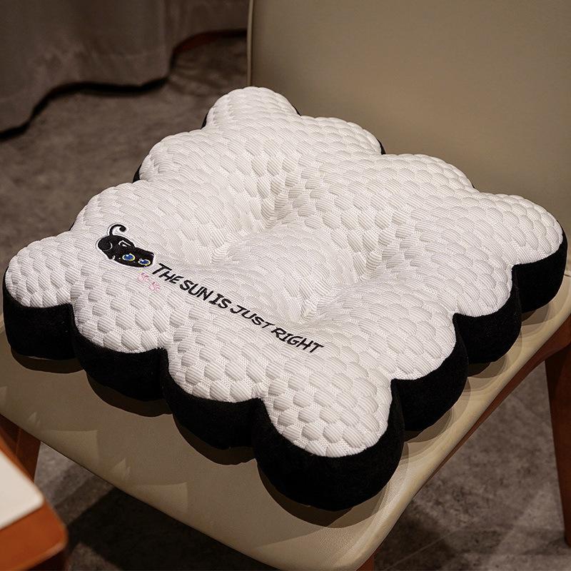 

Four Seasons Ice Doudou Velvet Cushion Office Chair Cushion Bedroom Bay Window Cushion Tatami Sedentary Fart Cushion Cushion Batch 38X38cm(0.36kg)