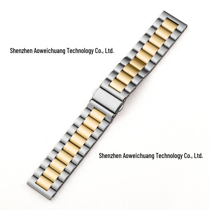 Universellt Metall Rostfritt Stål Klockarmband för Apple, Samsung, Huawei