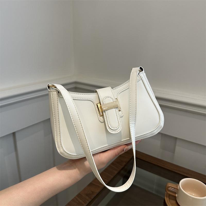 Retro Fashion Casual Small Square Bag Women's 2025 Summer New Fashion Trend Casual Underarm Handbag Messenger Bag