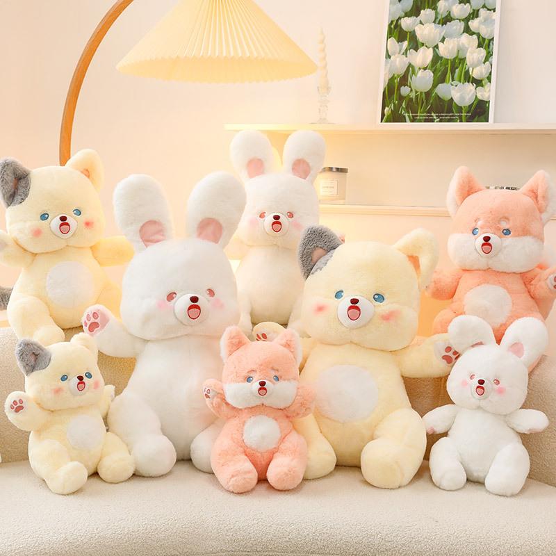 Bear Animal Plush Toy Cartoon Doll Home Desktop Decoration Throw Girls Pillow