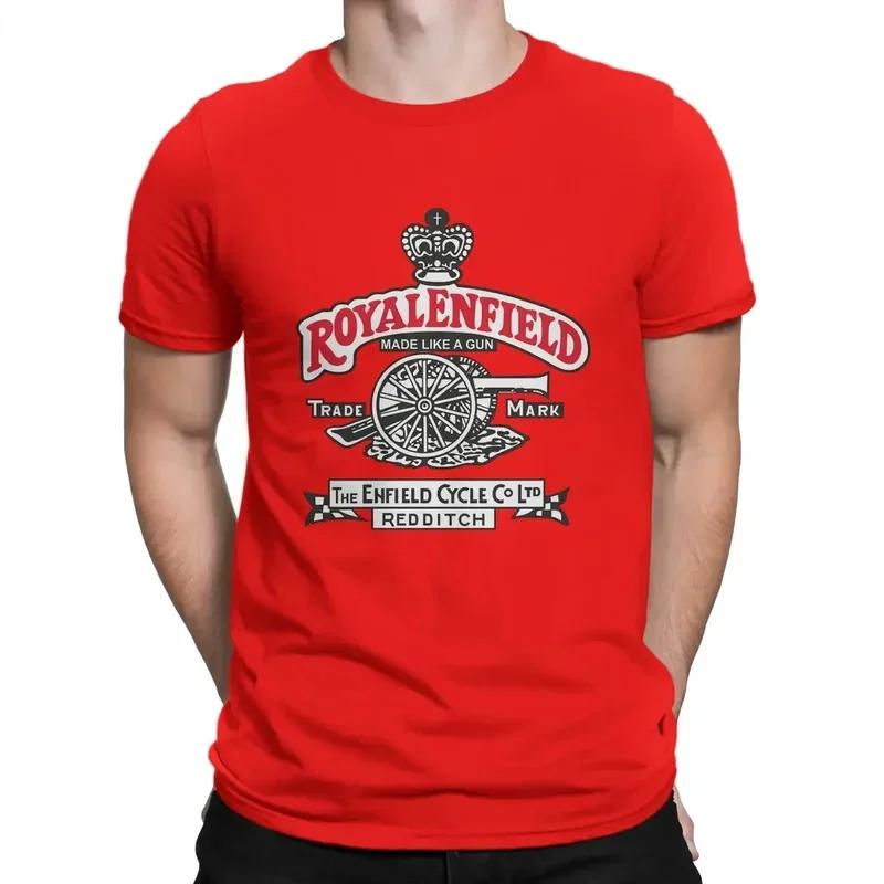 Winter snow Royal Enfield Special T-shirt Een van de Britse Vintage Motorfiets Casual T-shirt Zomer T-shirt voor Volwassenen Hoge Kwaliteit XXXL
