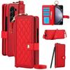Crossbody RFID-Blockierendes Leder Cover Für Samsung Galaxy Z Fold 7 6 5 4 3 5G Mit Stifthalter Kartenfach Handyhülle (Kein Stift)