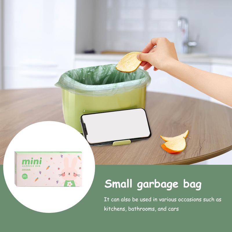 Household Trash Pouch Small Trash Bags Kitchen Storage Garbage Bags Cleaning Waste Bag for Car Table Trash Can