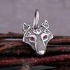 Vintage Vikings Wolf Drop Earrings Men Fashion Celtic Rune Amulet Accessories Stainless Steel Hip Hop Biker Charm Jewelry