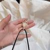 Simple Fashion Geometric Teardrop-shaped Pinecone Resin Pendant Long Necklace for Women Sweater Chain Jewelry Accessories Gifts
