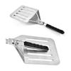 Foldable 430 Stainless Steel Pizza Cake Spatula Pizza Peel Slotted Spatula,Size M (BPA-Free,No FDA Certificate)