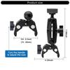 Mount for Satellite Adjustable Poles Clamp for Ladders/Guardrails, Universal Satellite Dish Mounting Bracket