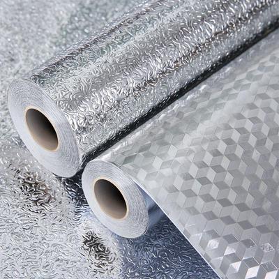 Wasserfester, ölbeständiger Küchentapetenaufkleber aus Aluminiumfolie