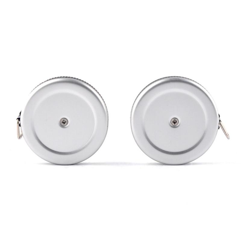 Stainless Mini Retractable Tape Measure With Double Side Scale For Accurate Measurements Up To 2 Meter Portable Design