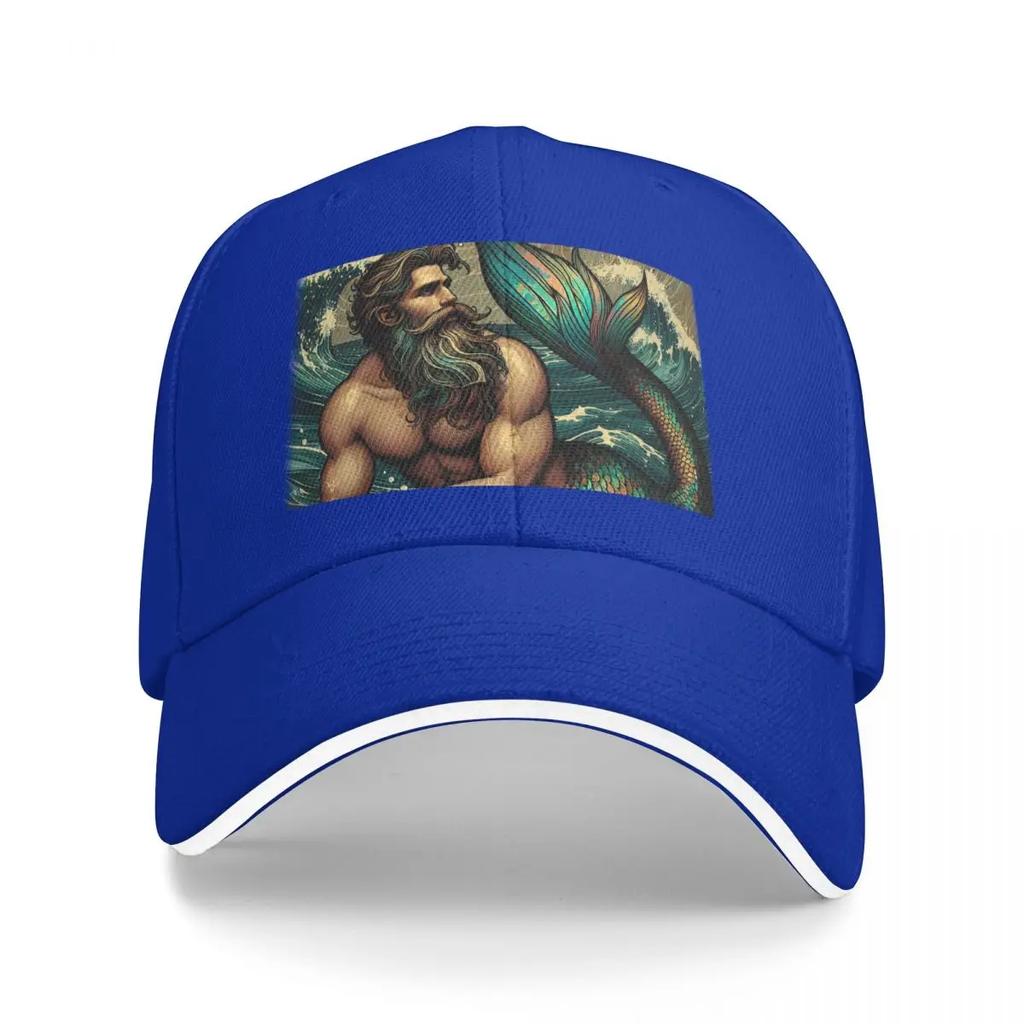 Iridescent Merman Baseball Cap Luxury Caps Hip Hop Luxury Man Cap Sun Hat For Children Unisex Women's