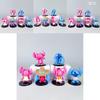Stitch Pvc Figurine Collectible Toy With Assembly For Couple Gift