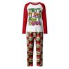 Family Matching Print Sets Pajamas Loungewear Outfits Family Matching Long Sleeve Tops+Pants Set
