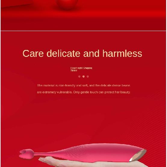 Sex Toy G-Spot Vibrator Massage Clitoris Stimulate Female Masturbation Mute Charging Honey Bean Stick Three-Head Climax