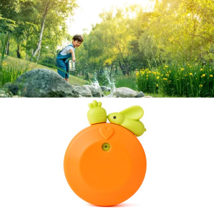 Cute Mechanical Timer Multipurpose Innovative Cartoon Rabbit Accurate Kitchen Timer for Kids Study Cooking Orange