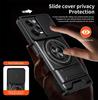 Slide Camera Lens Protector Case For Xiaomi Redmi Note 12 Pro 5G Note12 Pro+ 12S 4G Car Magnetic Ring Cover Stand Holder Fundas