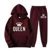 Men's Plus Size Hooded Sweatshirt & Jogger Set - Thickened Casual Sportswear for Autumn/Winter