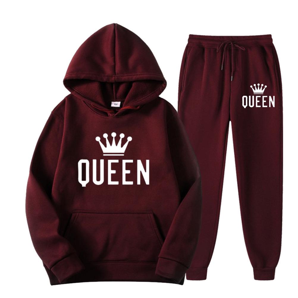 Men's Plus Size Hooded Sweatshirt & Jogger Set - Thickened Casual Sportswear for Autumn/Winter