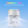 Portable 3 Speeds Air Conditioner USB Mini 7 Colors Lights Air Cooler Fan Water Cooling Fan Air Cooler For Home Office Use