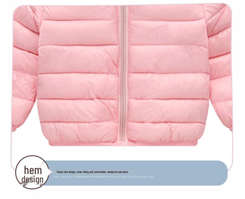 Infant Warm Cotton Jacket - Lightweight Down Coat for Boys and Girls (Autumn/Winter)