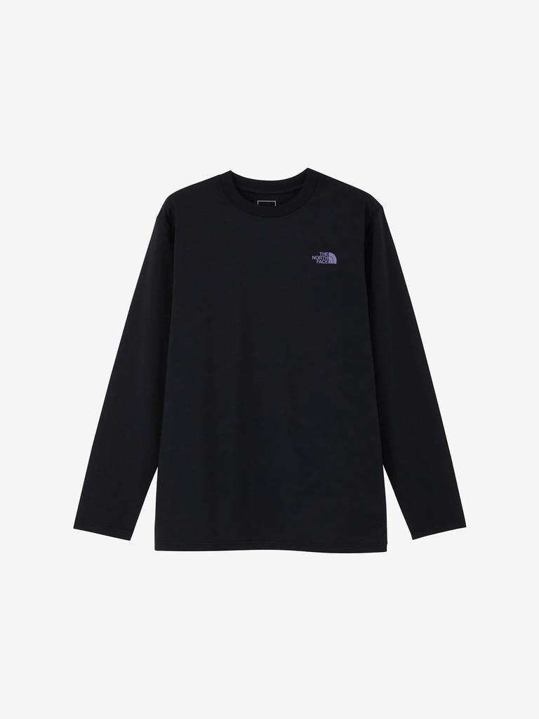 North ES 66 Graphic Size M [The Face] Long-Sleeve Tee, Black,