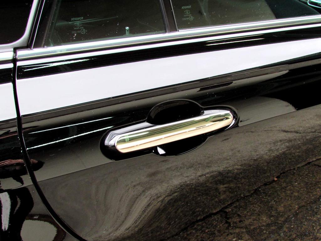 BRIGHTZ Finish Stainless Steel Door Handle Half for Toyota Crown Hybrid Crown Crown 31464 Ultra-Mirror Covers, Type, (20, 21, 224) [DHC-NOBU-328]