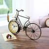 Antique Bicycle Alarm Clock Arabi Numeral Desk Clock Vintage Table Clock Home Office Bedroom Dormitory Decoration