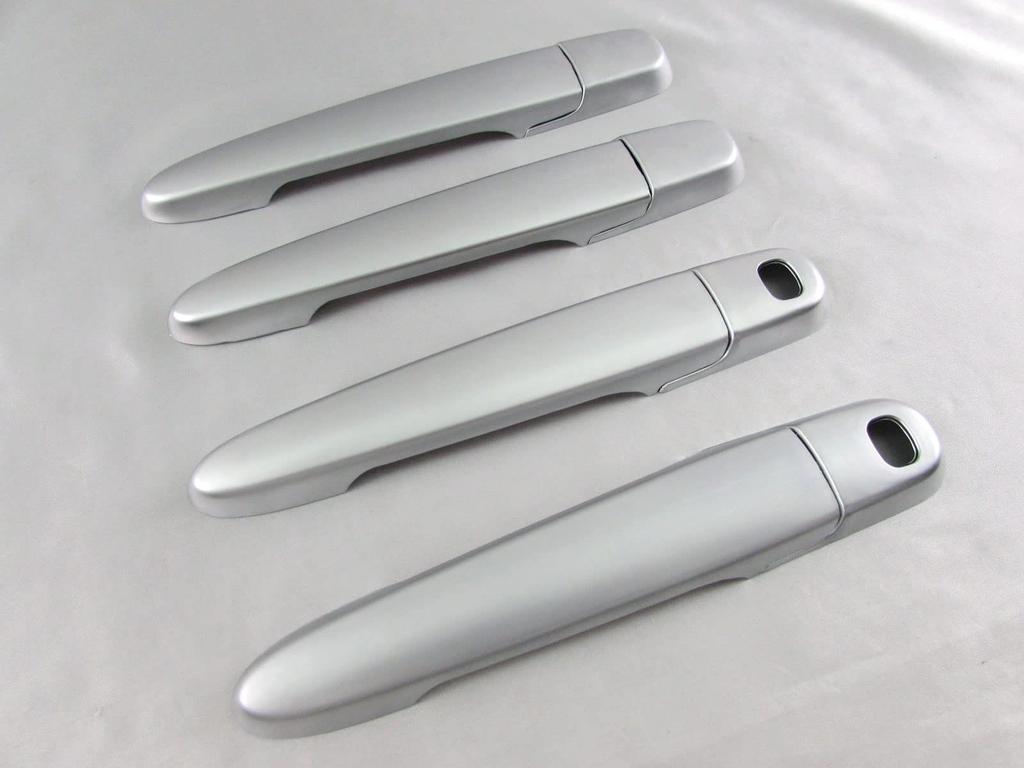 BRIGHTZ Chrome Door Handle Satin for Stella Custom Compatible with LA and 110 Stella Customs Covers, Silver, LA100F/LA110F [DHC-NOBU-404] LA100,