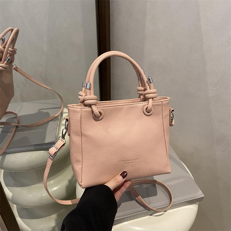 Fashion Niche Portable Small Bag Women's 2025 Spring and Summer New Simple Bucket Bag Women's Shoulder Messenger Bag