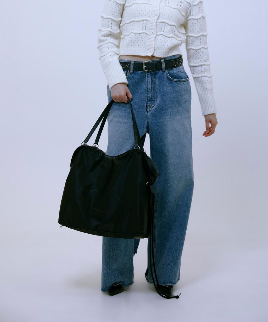 13Month Cozy Big Tote Bag (Black)