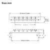 6 String Guitar Bridge String Spacing 10.8mm Threaded Saddles Guitar Bridge Tailpiece Electric Guitar Bridge Enduring