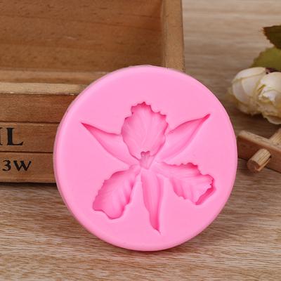 Handgefertigte Seifenform, Blumen-Fondant-Silikonform, DIY-Schokoladenkuchen-Dekoration, Schmuckform