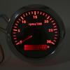 85mm Pointer Tachometer 03000rpm   7 Color Backlight for Car Boat Engine Generator 932V