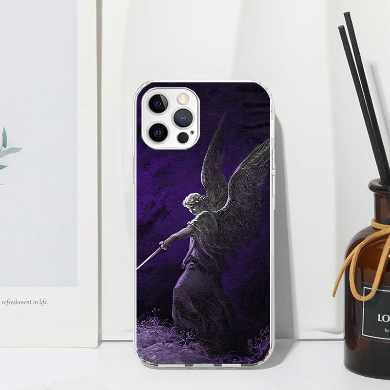 

Archangel Michael Phone Case For Iphone 17 Air 16 15 Plus 16E 14 Pro Max 13 Mini 12 11 7 8 SE Fundas Soft Back Cover 17 Air 16 1 iPhone 17 Pro Max