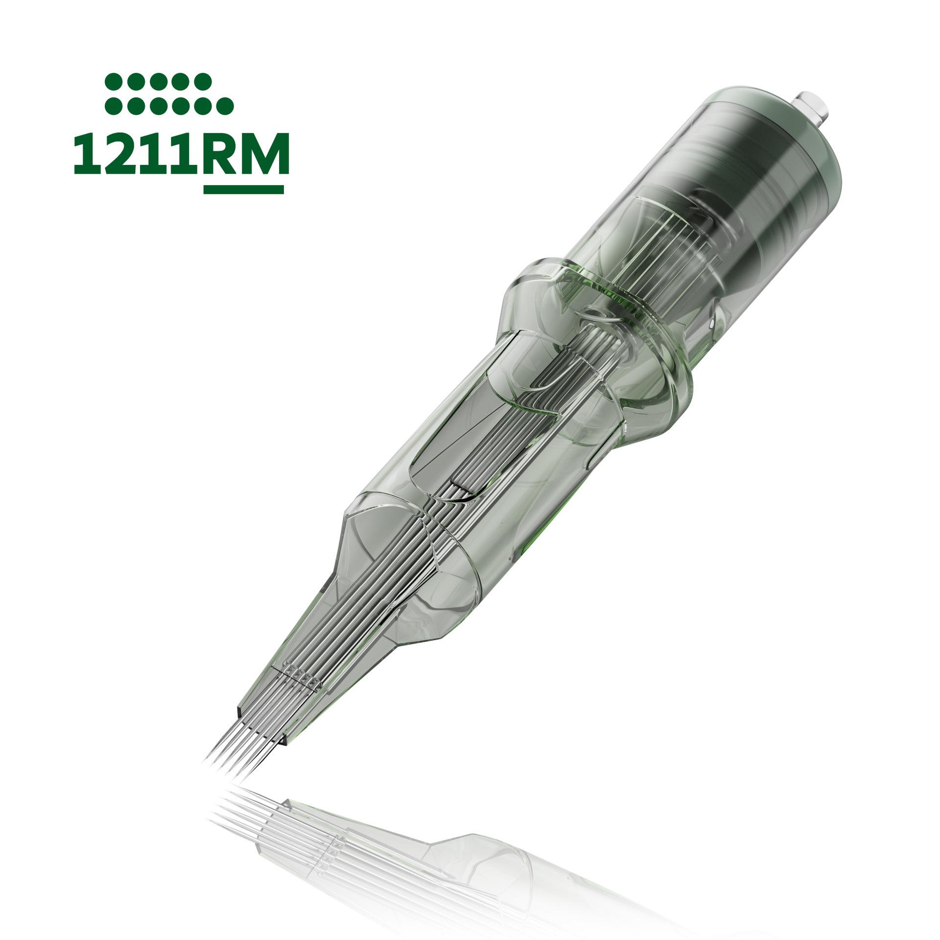 Интегрированная игла для татуировки Одноразовая игла для татуировки Зеленая нефритовая игла для татуировки Игла для вышивки волос Оборудование для татуировки