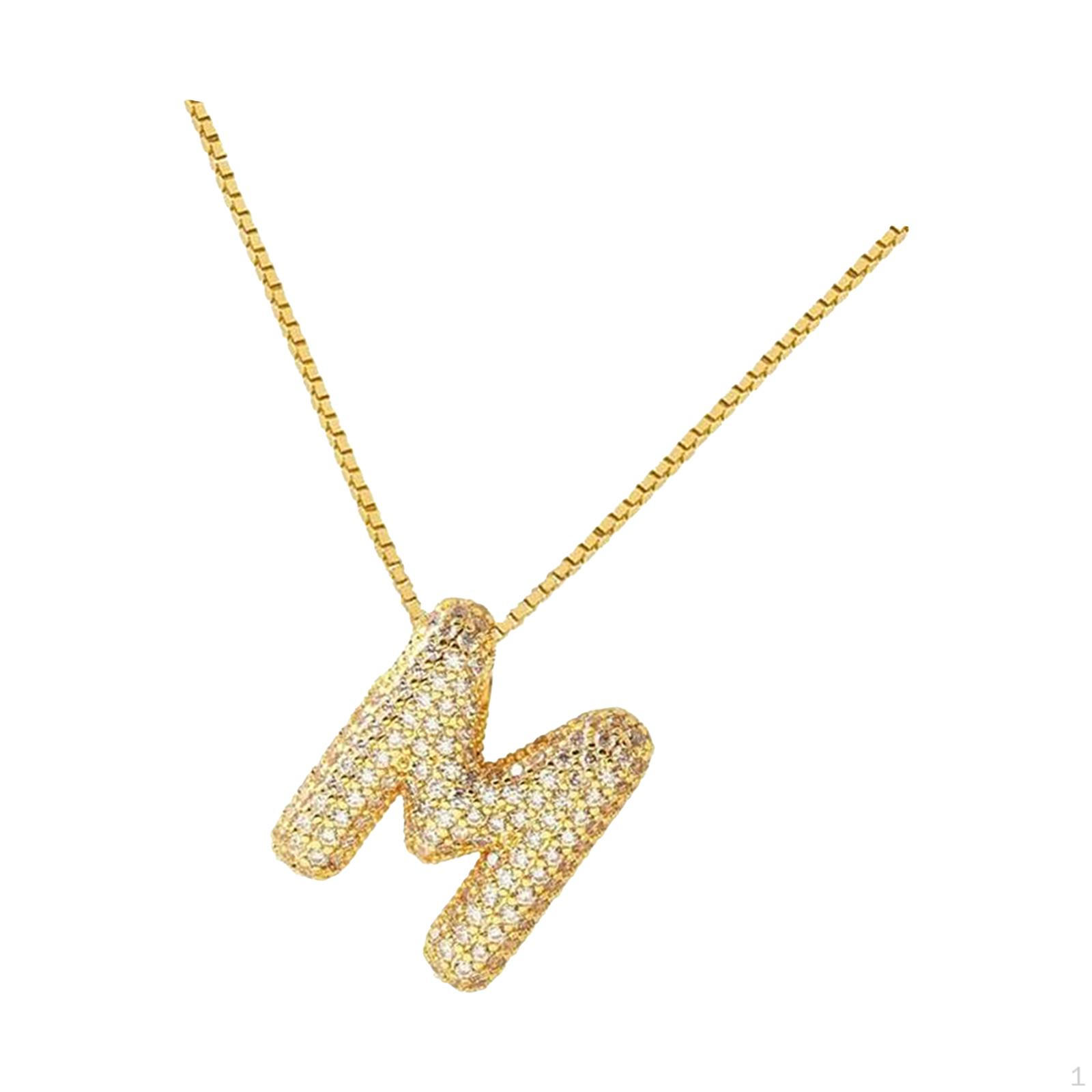 

Ожерелье с пузырьками и буквами, Очарование, Годовщина, День святого Валентина, Выпускной, Алфавит, Хип-хоп M