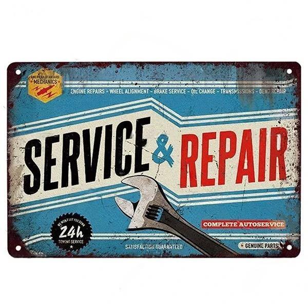 Vintage Dad's Garage Metal Tin Sign Decor Room Decoration Metal Plaque Garage Club Man Cave Bar Sign Poster Home Wall Decor