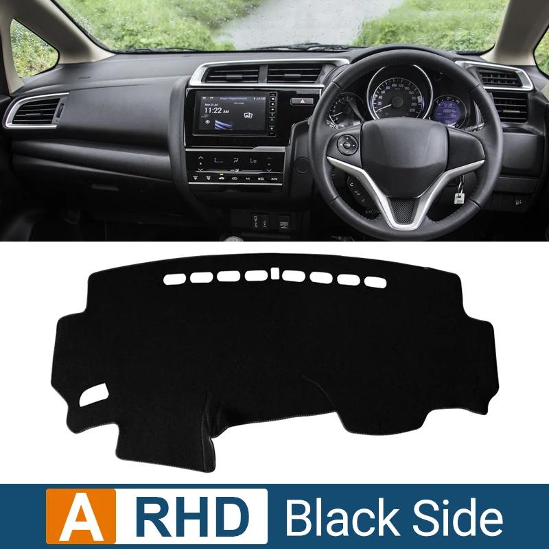 For Honda Fit Jazz GK5 2014 2015 2016 2017 2018 2019 Car Dashboard Cover Avoid Light Pad Sun Shade Anti-UV Carpets Non-Slip Mats