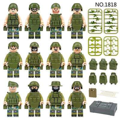12 stücke MOC Military Serie Spike Spezialkräfte Spielzeug Bausteine