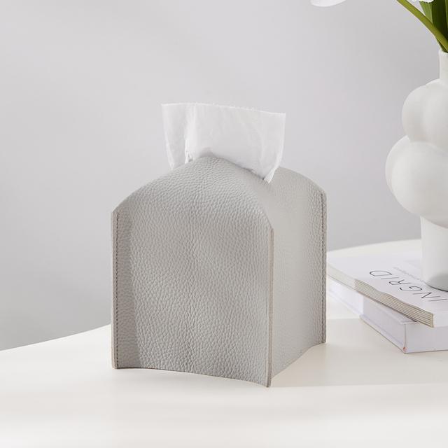 

Современный квадратный держатель для салфеток из искусственной кожи - декоративный держатель/органайзер для туалетного столика в ванной, прикроватных тумбочек, офисного стола и автомобиля