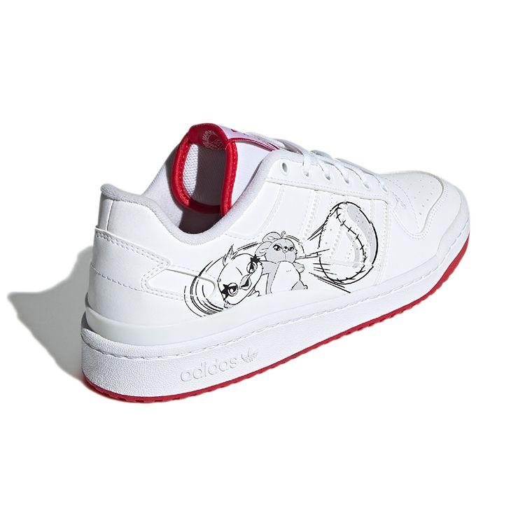 Disney Pixar X Adidas Forum Low Lotso & Friends Unisex Sneakers White Cloud-White Scarlet GX0991