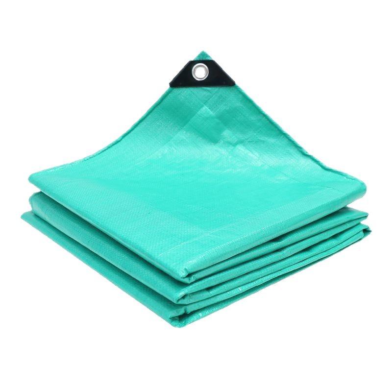 Dubbel Vattentät Grön Presenning - Värmeisolering, Sol- och Regnskydd för Utomhusbruk