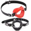 Female Blowjob Toy Sex Slave Silicone Gag Ball BDSM Bondage Restraints Open Mouth Breathable Sex Ball Harness Strap for Women