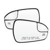 Compatible Rear Heated Mirror Lens for 2006-2010 Ford Fusion