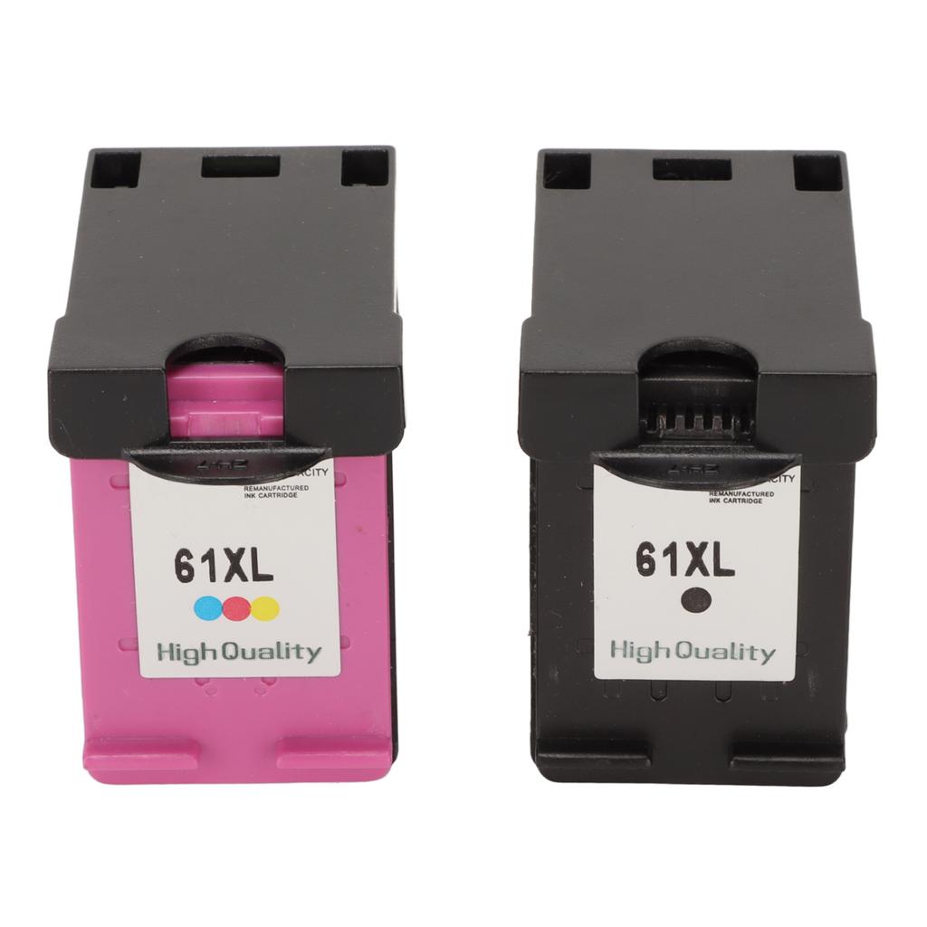2 Stück Farbige Schwarze 61XL Tintenpatronen Ersatz für HP für Envy 4500 für Deskjet 1000 1056 1510 1512 1010 für