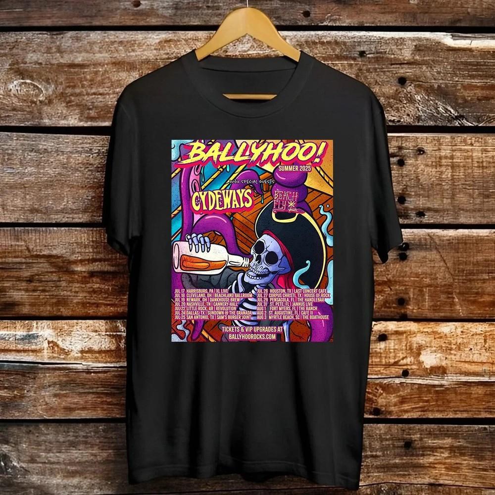 

BALLYHOO Band On Tour With Cydeways T Shirt Full Size S5XL CL130 Unisex T-Shirt XL